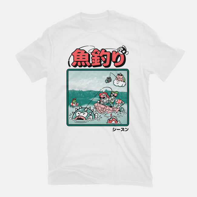 Fishing Time-Unisex-Basic-Tee-Henrique Torres