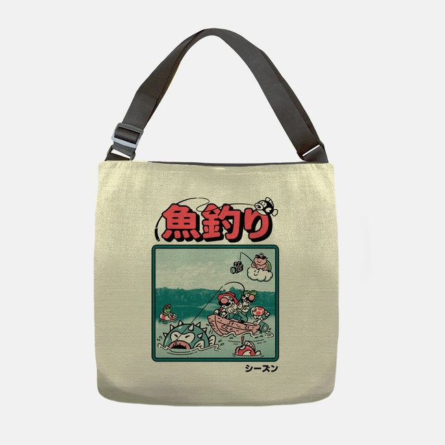 Fishing Time-None-Adjustable Tote-Bag-Henrique Torres