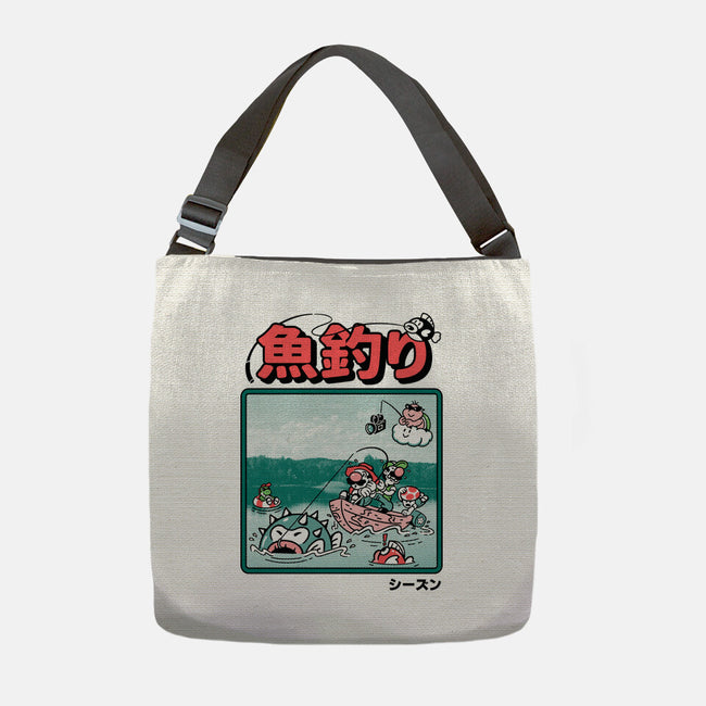 Fishing Time-None-Adjustable Tote-Bag-Henrique Torres
