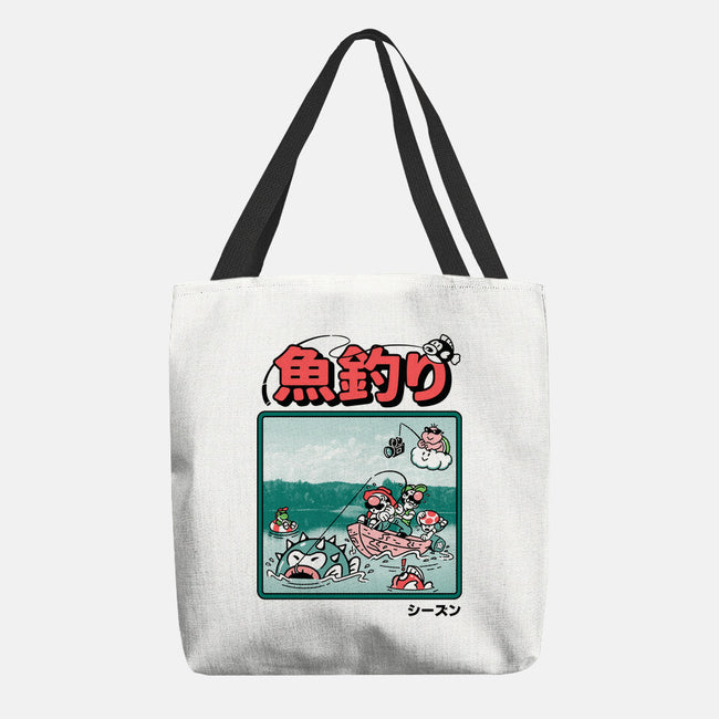Fishing Time-None-Basic Tote-Bag-Henrique Torres