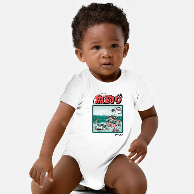 Fishing Time-Baby-Basic-Onesie-Henrique Torres