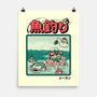 Fishing Time-None-Matte-Poster-Henrique Torres