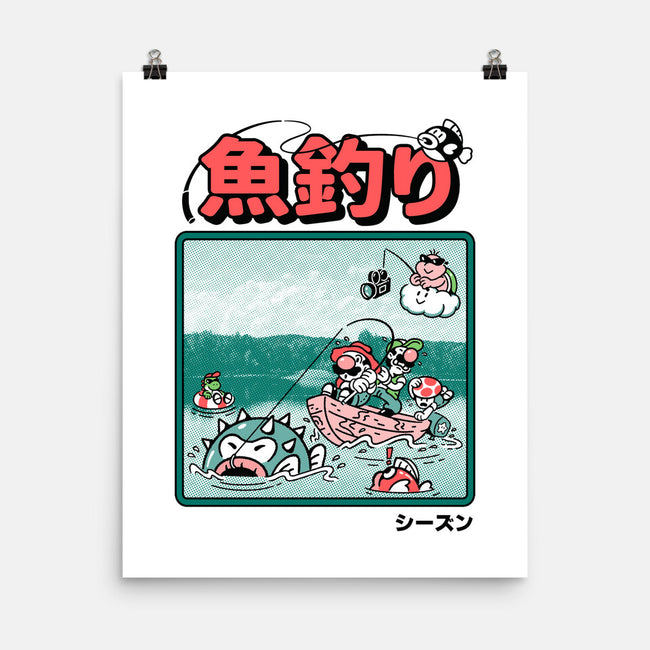 Fishing Time-None-Matte-Poster-Henrique Torres