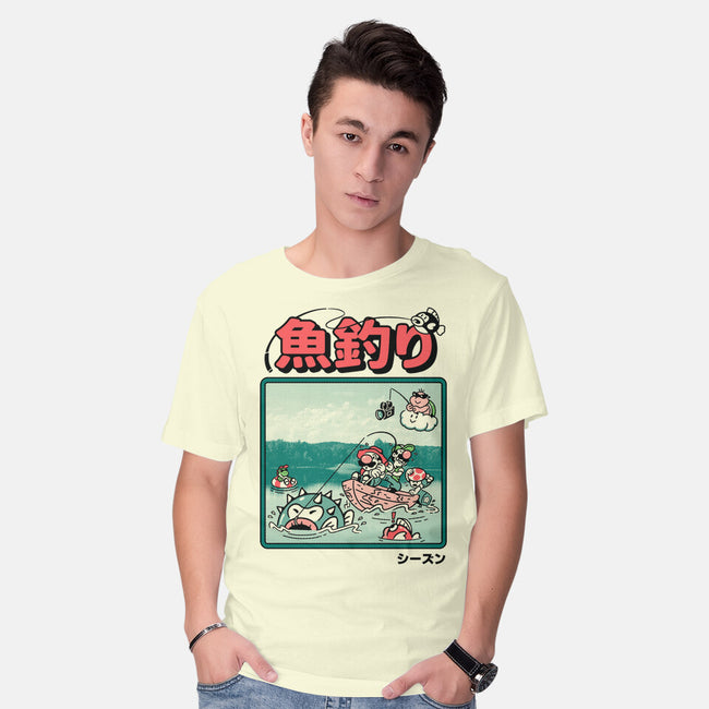 Fishing Time-Mens-Basic-Tee-Henrique Torres