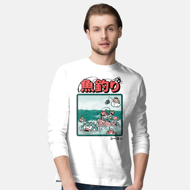 Fishing Time-Mens-Long Sleeved-Tee-Henrique Torres