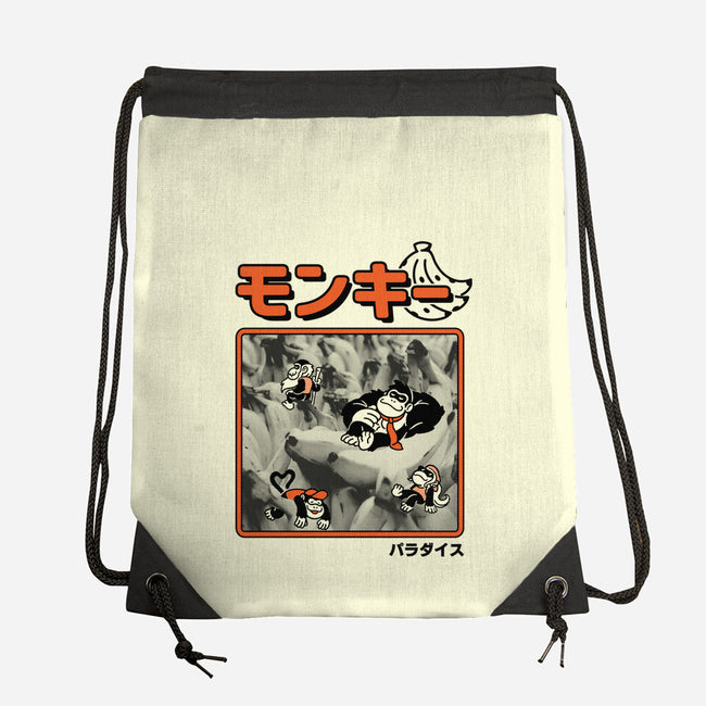 Monkey Paradise-None-Drawstring-Bag-Henrique Torres