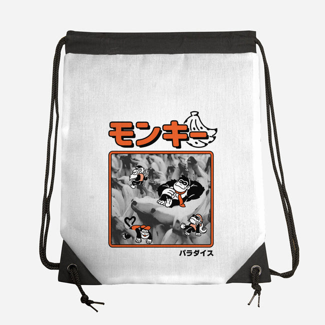 Monkey Paradise-None-Drawstring-Bag-Henrique Torres