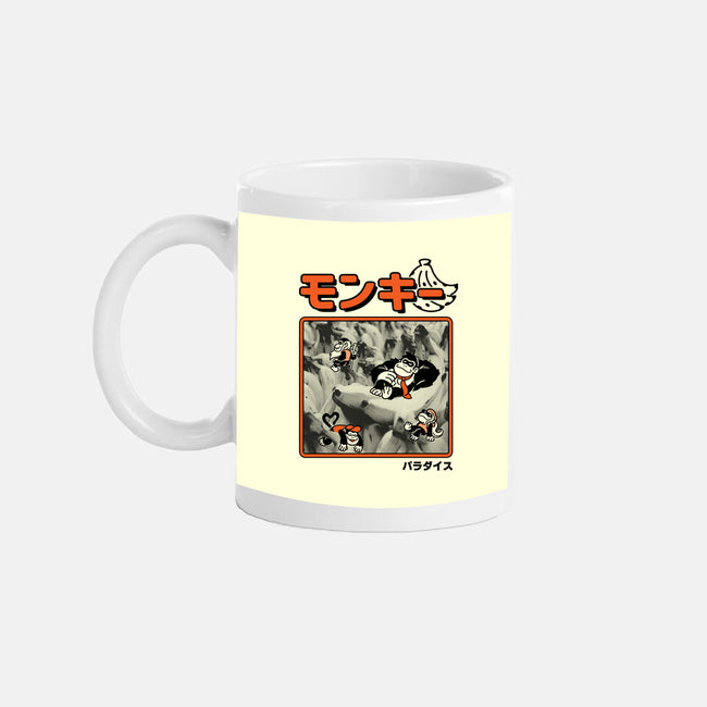Monkey Paradise-None-Mug-Drinkware-Henrique Torres
