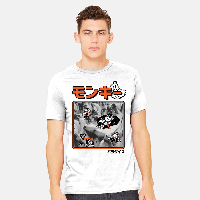 Monkey Paradise-Mens-Heavyweight-Tee-Henrique Torres