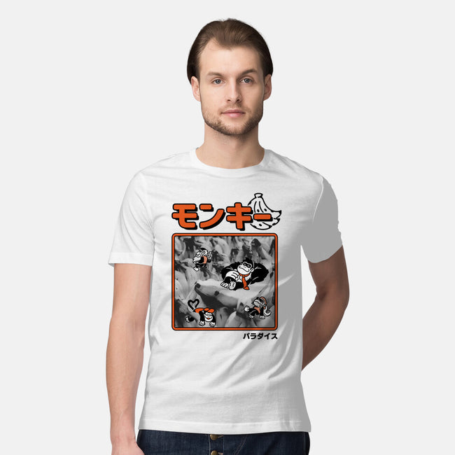 Monkey Paradise-Mens-Premium-Tee-Henrique Torres