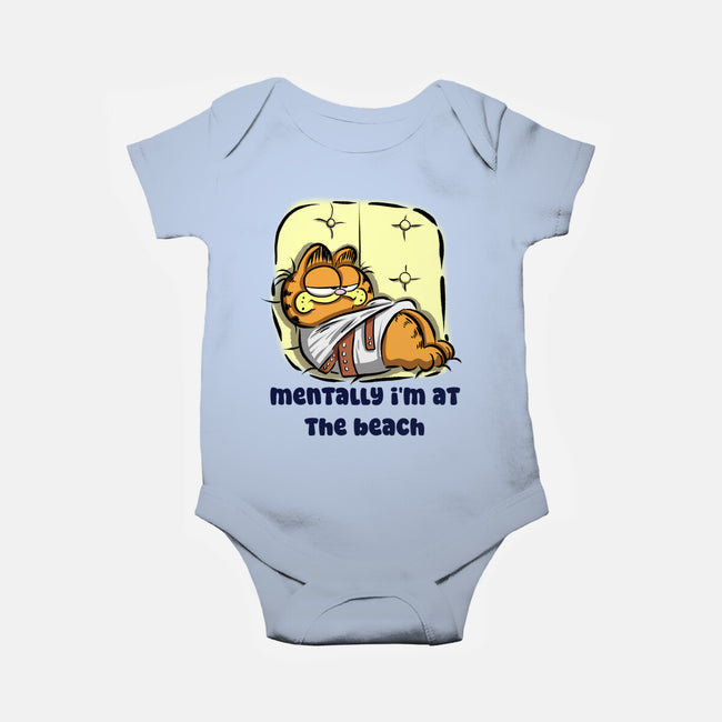 I'm At The Beach-Baby-Basic-Onesie-nickzzarto