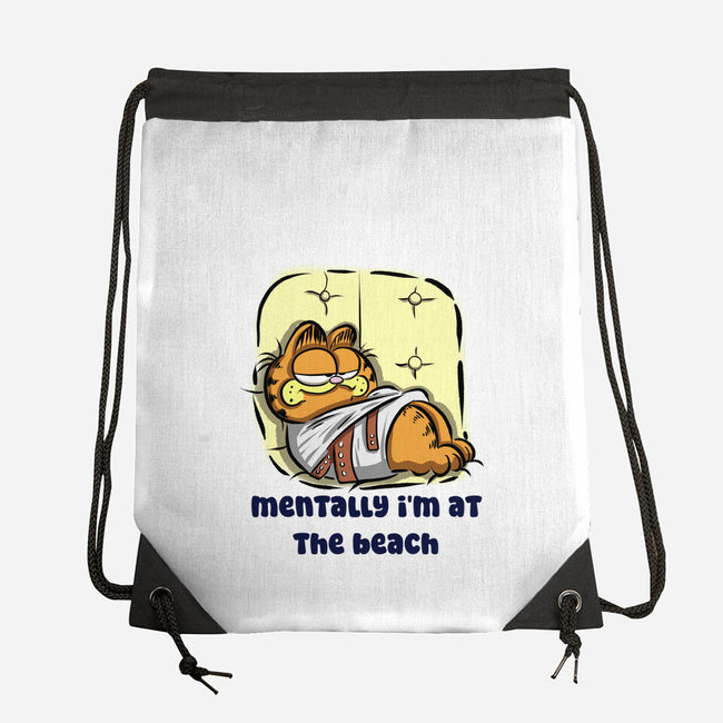 I'm At The Beach-None-Drawstring-Bag-nickzzarto