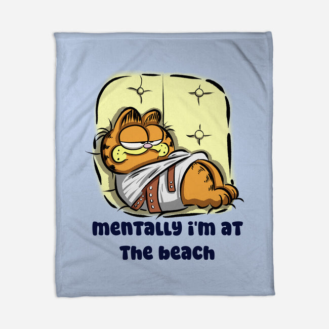 I'm At The Beach-None-Fleece-Blanket-nickzzarto