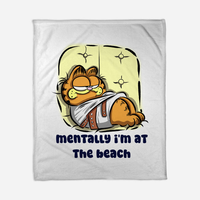 I'm At The Beach-None-Fleece-Blanket-nickzzarto