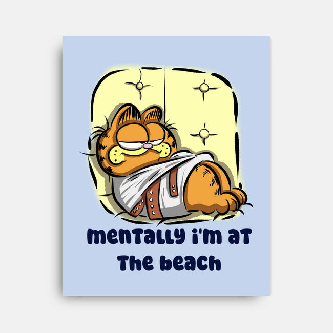 I'm At The Beach-None-Stretched-Canvas-nickzzarto