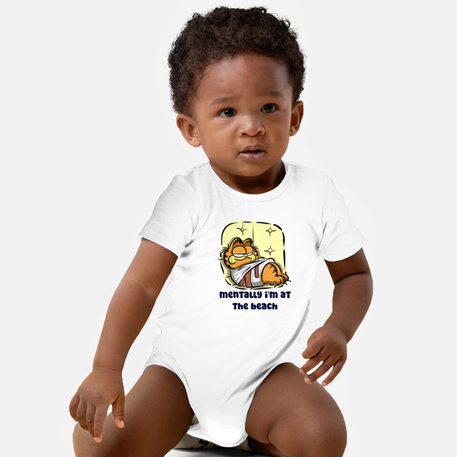 I'm At The Beach-Baby-Basic-Onesie-nickzzarto