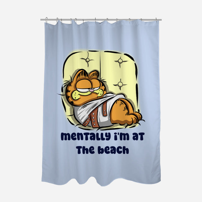 I'm At The Beach-None-Polyester-Shower Curtain-nickzzarto