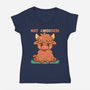 Not Amoosed Today-Womens-V-Neck-Tee-TechraNova