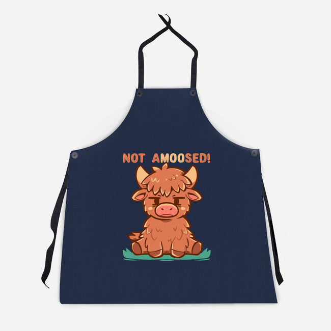 Not Amoosed Today-Unisex-Kitchen-Apron-TechraNova