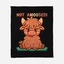 Not Amoosed Today-None-Fleece-Blanket-TechraNova