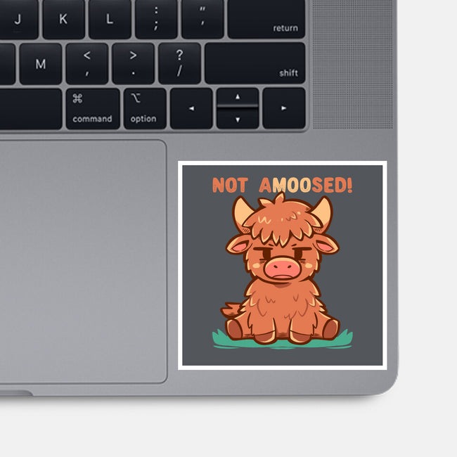 Not Amoosed Today-None-Glossy-Sticker-TechraNova