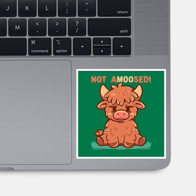 Not Amoosed Today-None-Glossy-Sticker-TechraNova