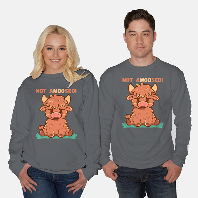 Not Amoosed Today-Unisex-Crew Neck-Sweatshirt-TechraNova