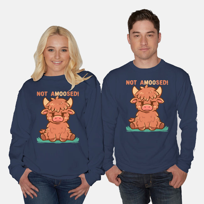 Not Amoosed Today-Unisex-Crew Neck-Sweatshirt-TechraNova