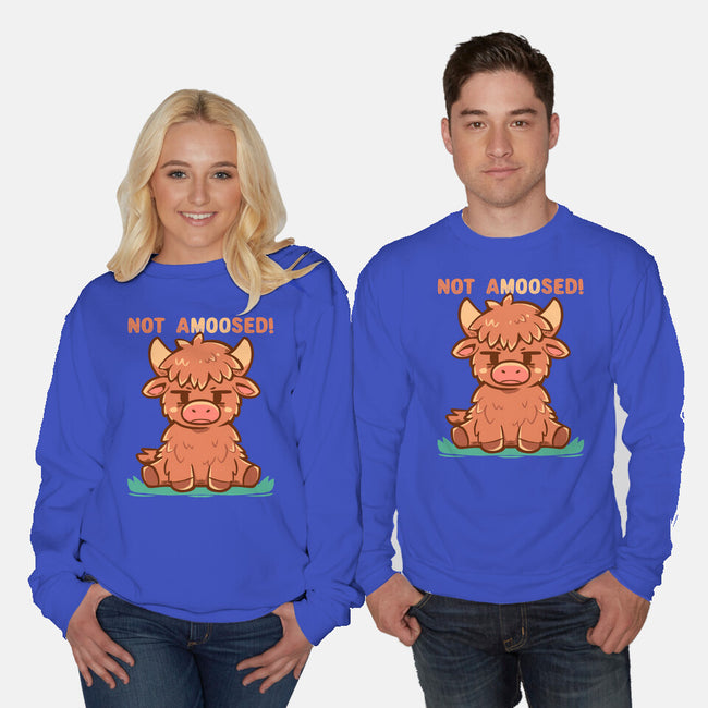 Not Amoosed Today-Unisex-Crew Neck-Sweatshirt-TechraNova