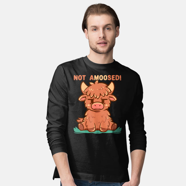Not Amoosed Today-Mens-Long Sleeved-Tee-TechraNova