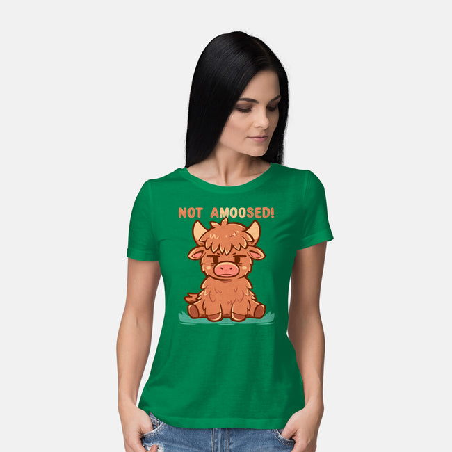 Not Amoosed Today-Womens-Basic-Tee-TechraNova