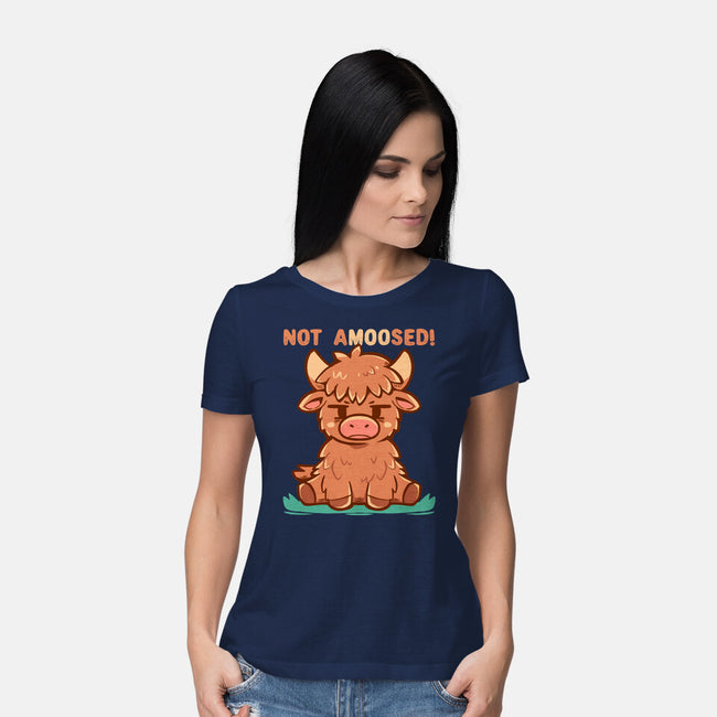 Not Amoosed Today-Womens-Basic-Tee-TechraNova