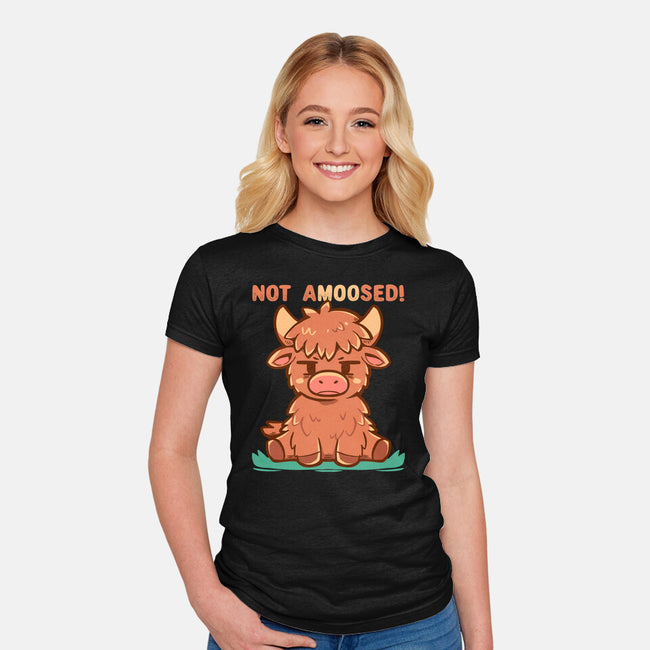 Not Amoosed Today-Womens-Fitted-Tee-TechraNova