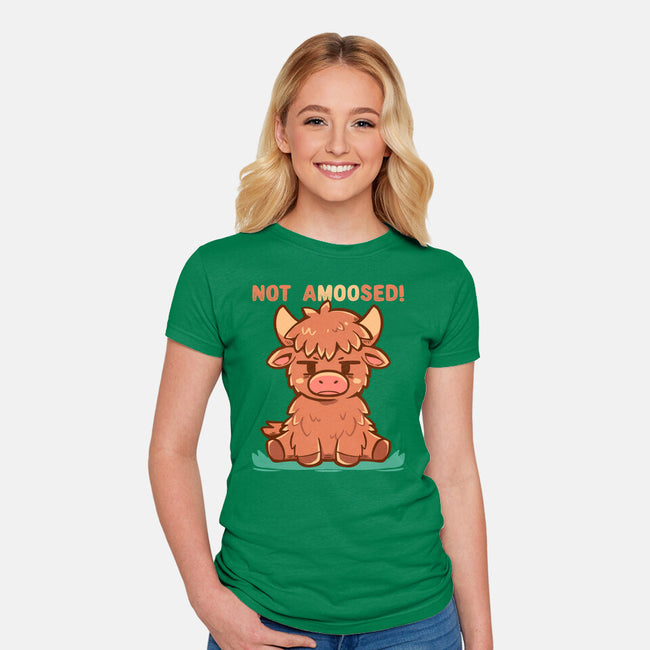 Not Amoosed Today-Womens-Fitted-Tee-TechraNova