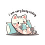 I Am Very Busy Today-Womens-Racerback-Tank-TechraNova
