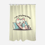 I Am Very Busy Today-None-Polyester-Shower Curtain-TechraNova