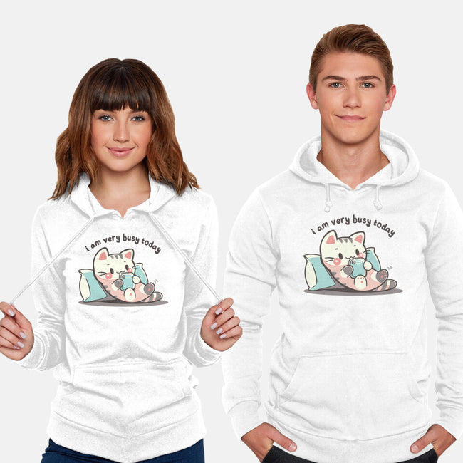 I Am Very Busy Today-Unisex-Pullover-Sweatshirt-TechraNova