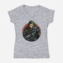 Iron Inside-Womens-V-Neck-Tee-glitchygorilla