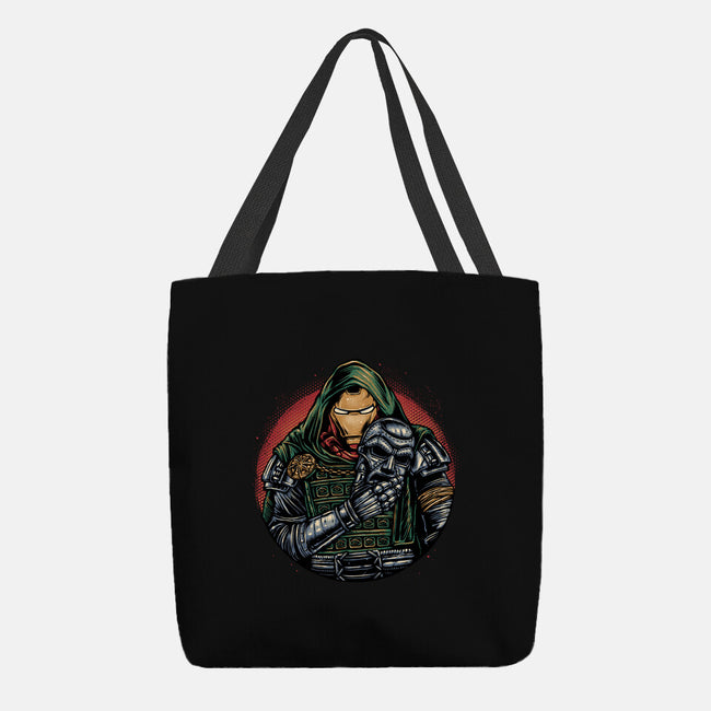 Iron Inside-None-Basic Tote-Bag-glitchygorilla