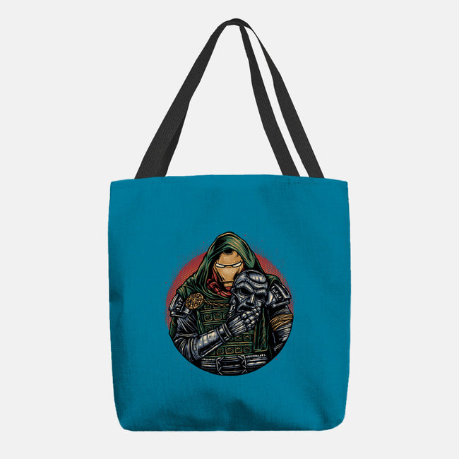 Iron Inside-None-Basic Tote-Bag-glitchygorilla
