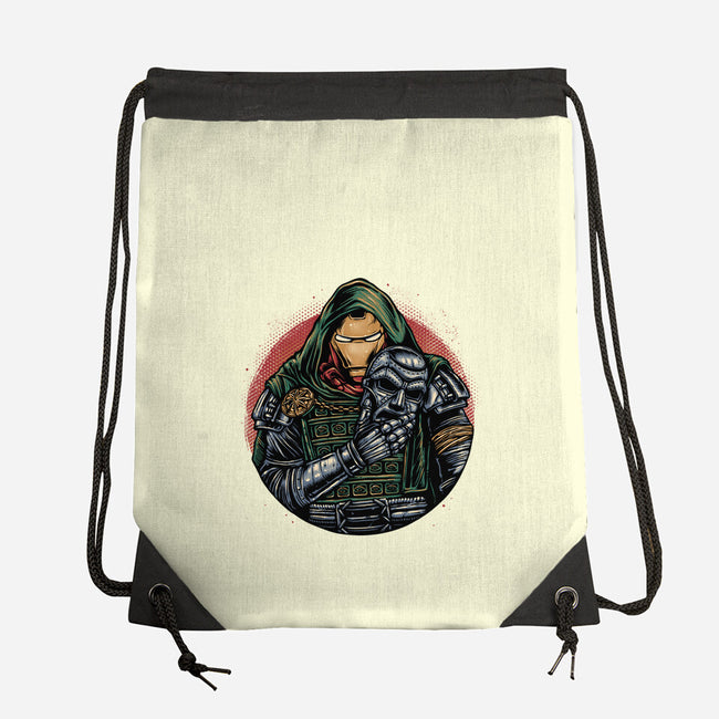 Iron Inside-None-Drawstring-Bag-glitchygorilla
