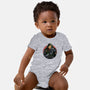 Iron Inside-Baby-Basic-Onesie-glitchygorilla