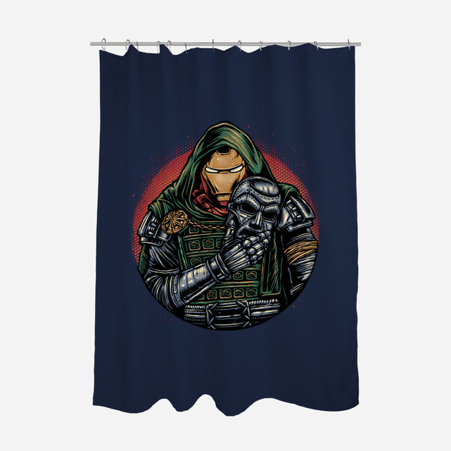 Iron Inside-None-Polyester-Shower Curtain-glitchygorilla