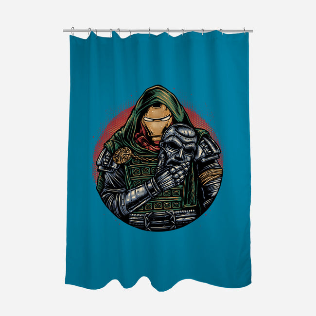 Iron Inside-None-Polyester-Shower Curtain-glitchygorilla