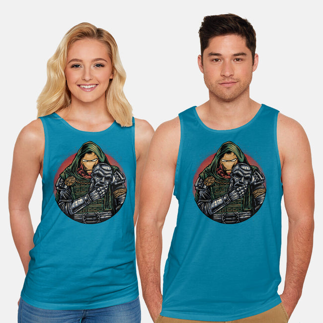 Iron Inside-Unisex-Basic-Tank-glitchygorilla