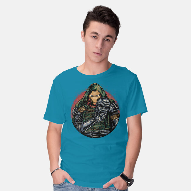 Iron Inside-Mens-Basic-Tee-glitchygorilla