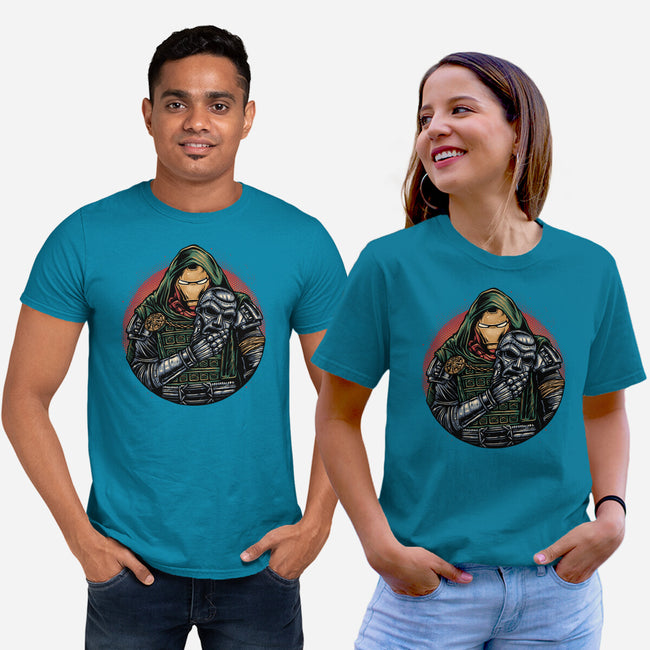 Iron Inside-Unisex-Basic-Tee-glitchygorilla