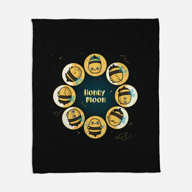 Honey Moon-None-Fleece-Blanket-Freecheese
