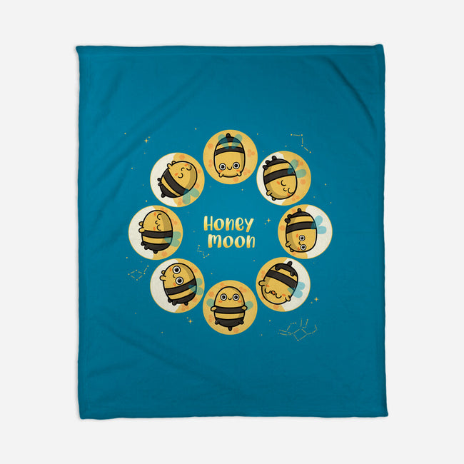 Honey Moon-None-Fleece-Blanket-Freecheese