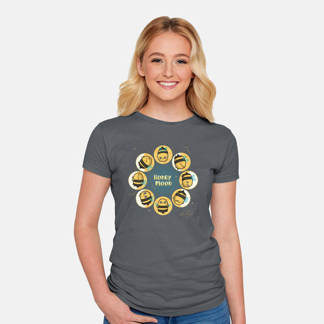 Honey Moon-Womens-Fitted-Tee-Freecheese